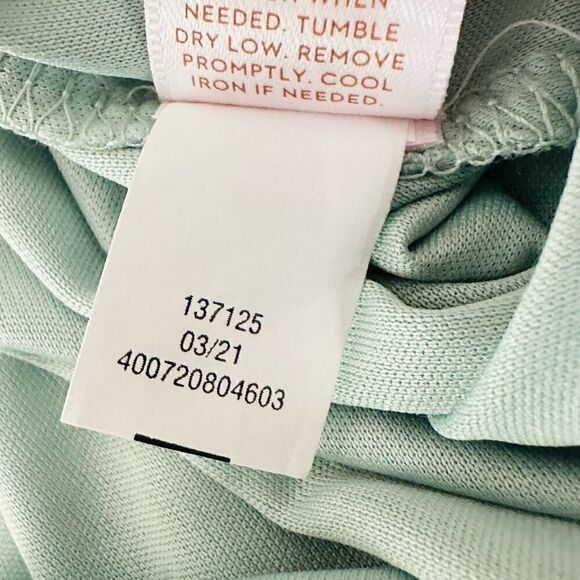 LC Lauren Conrad Ruffle-Neck Flutter-Sleeve Wrap Dress Plus Size 4XL Green NWT - Picture 16 of 16